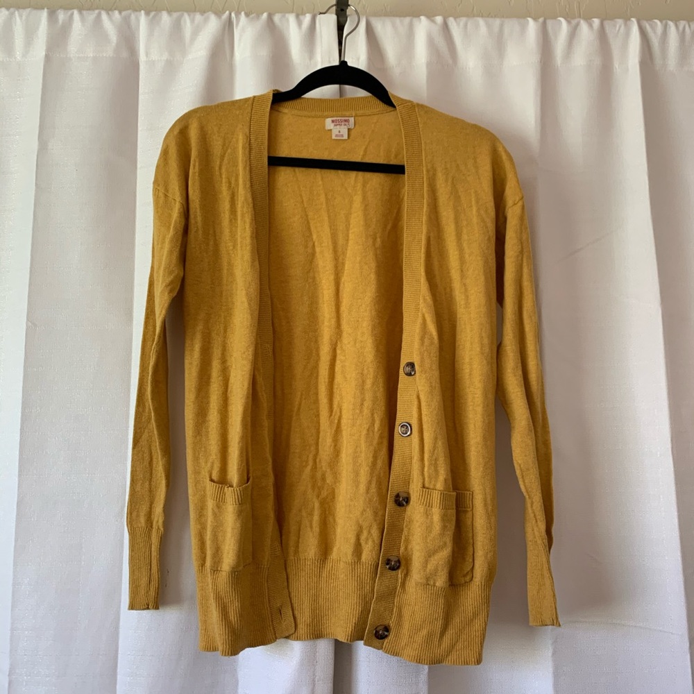 Mustard Yellow Mossimo Cardigan